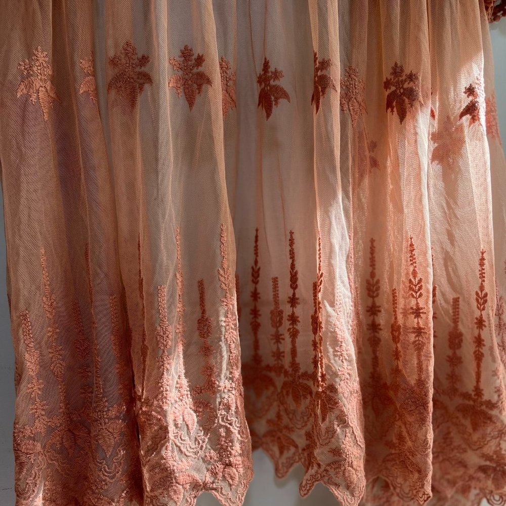 COPY - Xhilaration Lace Mauve Robe Cover Up NWOT